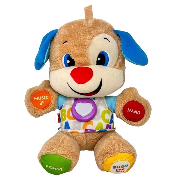 Fisher Price Laugh and Learn Smart Stages Puppy Educational Musical Plush Toy - Picture 1 of 11